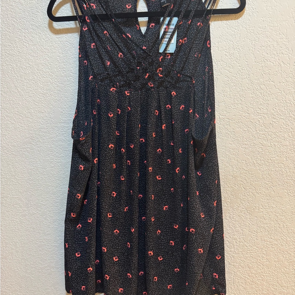 Torrid Black and Pink Floral Tank Top